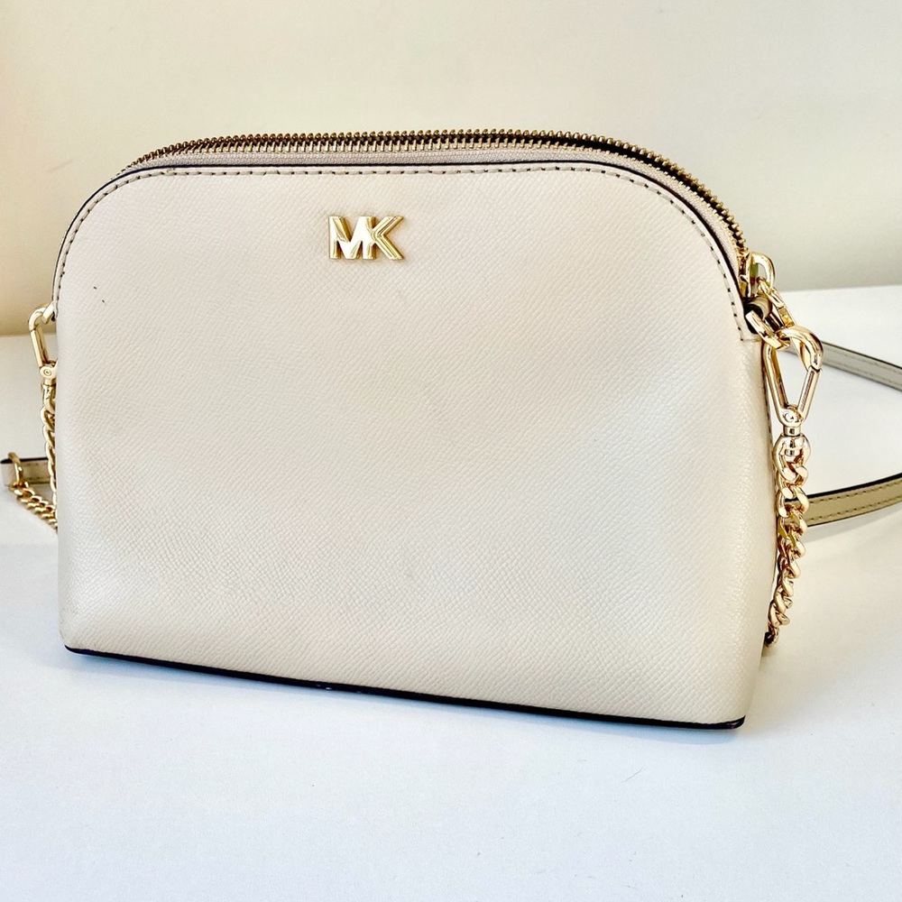 Michael Kors off-white crossbody purse